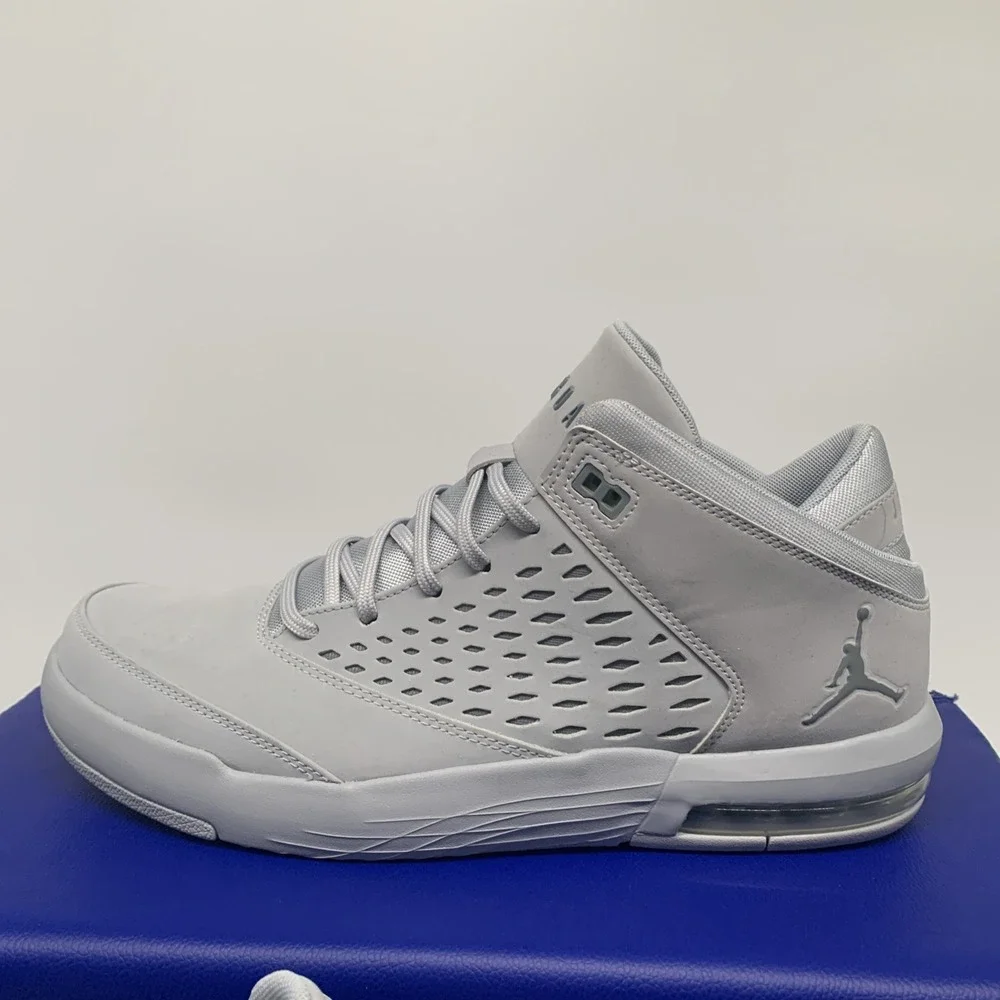Nike JORDAN Flight Origin 4 Basketball‎ Shoes Cool Gray Men's 12 #921196 005 NEW